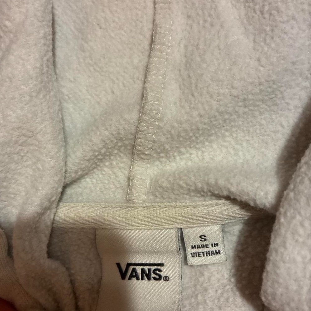 Vans Gray Crewneck Hoodie with Floral Checker Logo - Picture 4 of 4